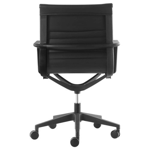 Buro Diablo Chair Black Frame With Arms PU Black