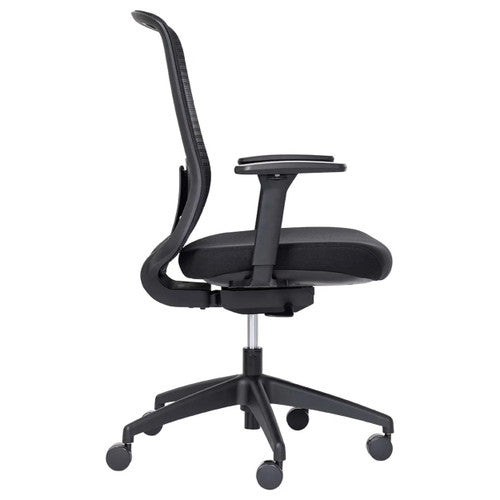 Buro Elan Mesh Back Chair With Arms Black