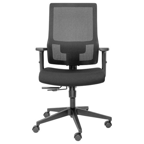 Buro Mantra Mesh Back Chair With Arms Black