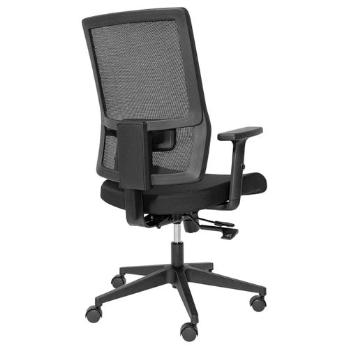 Buro Mantra Mesh Back Chair With Arms Black