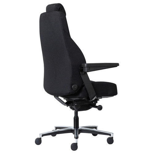 Buro Maverick 24/7 Controller Chair With Arms Fabric Black