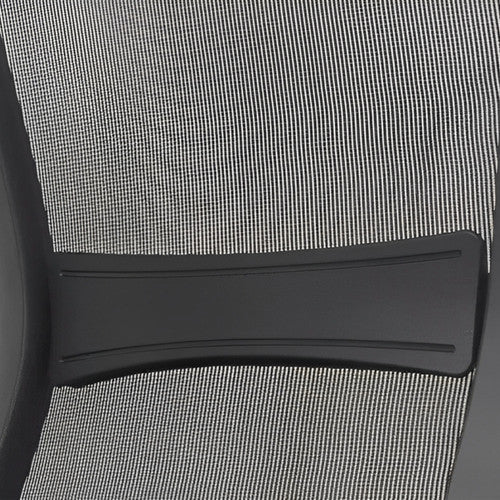 Buro Mentor Mesh Polished Aluminium Base Without Arms Black