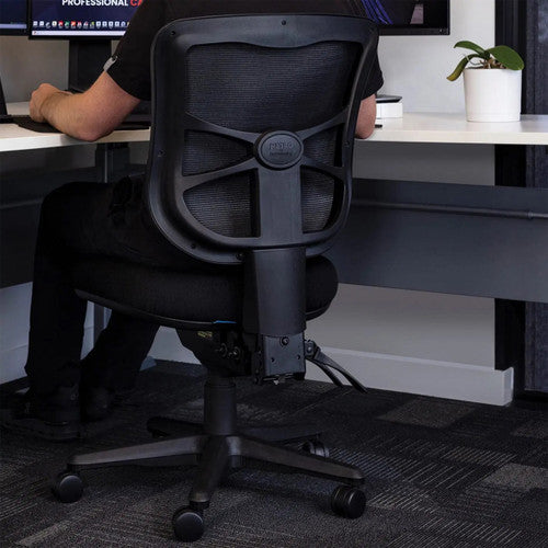 Buro Metro II 24/7 Mesh Back With Seat Slide Nylon Base With Arms Elastic Black