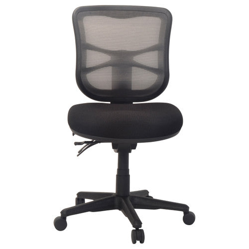 Buro Metro With Seat Slide Black Nylon Base Without Arms Zen Black