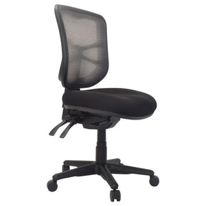 Buro Metro With Seat Slide Black Nylon Base Without Arms Zen Black