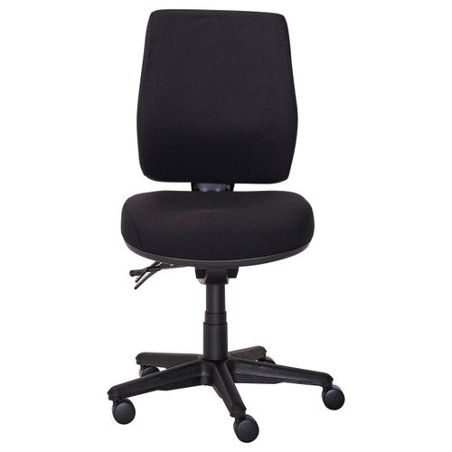 Buro Roma 3 Lever High Back With Seat Slide Without Arms Charcoal