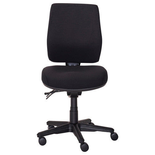 Buro Roma 3 Lever High Back With Seat Slide Without Arms Navy