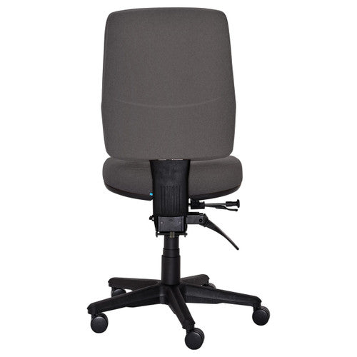 Buro Roma 3 Lever High Back With Seat Slide Without Arms Safetex Charcoal