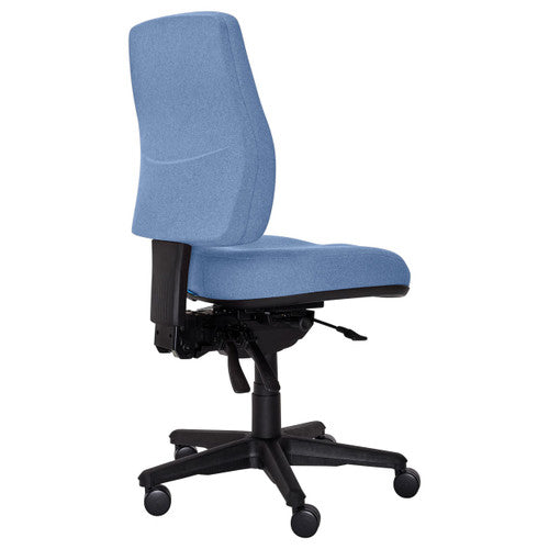 Buro Roma 3 Lever High Back With Seat Slide Without Arms Safetex Cobalt