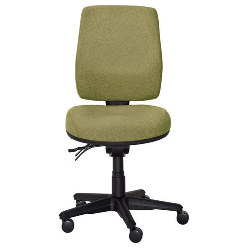 Buro Roma 3 Lever High Back With Seat Slide Without Arms Safetex Olive