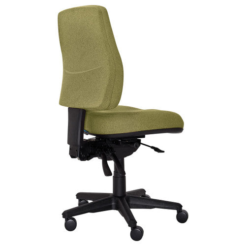 Buro Roma 3 Lever High Back With Seat Slide Without Arms Safetex Olive