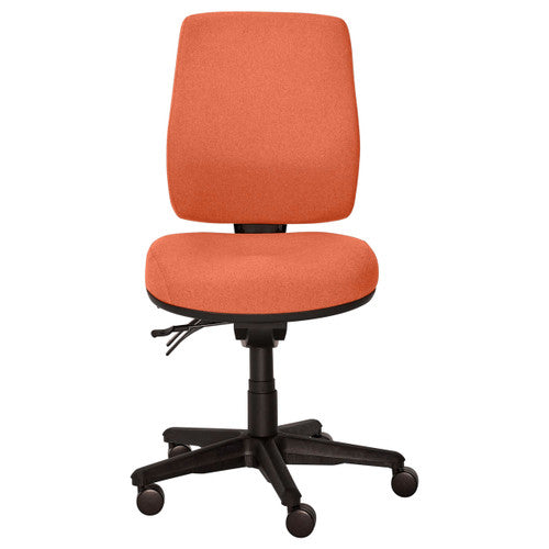 Buro Roma 3 Lever High Back With Seat Slide Without Arms Safetex Rust