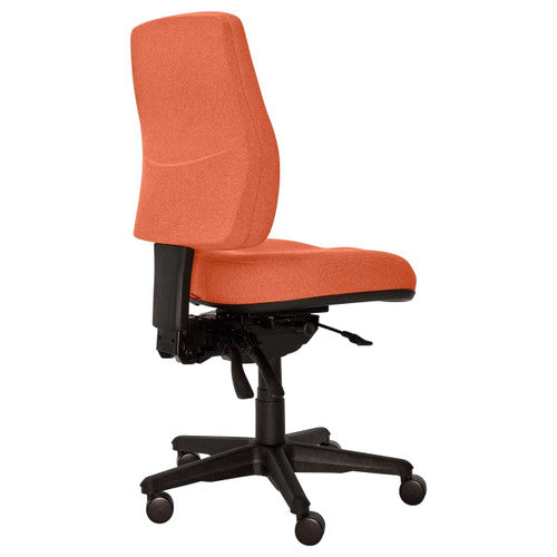 Buro Roma 3 Lever High Back With Seat Slide Without Arms Safetex Rust