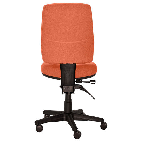 Buro Roma 3 Lever High Back With Seat Slide Without Arms Safetex Rust