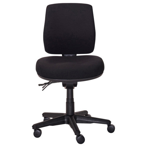 Buro Roma 3 Lever Mid Back With Seat Slide Without Arms Red