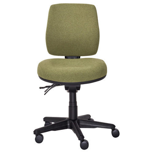 Buro Roma 3 Lever Mid Back With Seat Slide Without Arms Safetex Olive
