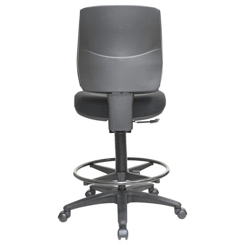 Buro Roma Drafting Chair 1 Lever Mid Back Black