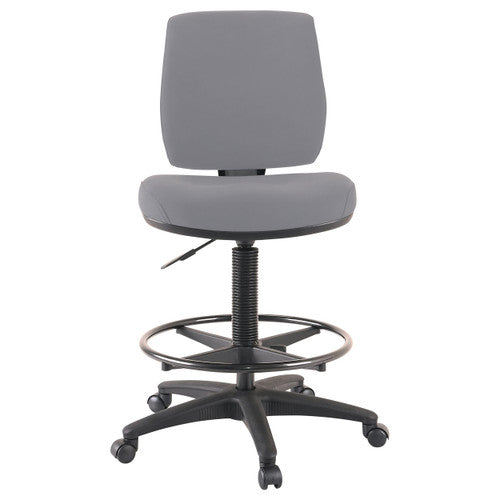 Buro Roma Drafting Chair 1 Lever Mid Back Charcoal