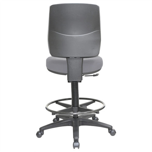 Buro Roma Drafting Chair 1 Lever Mid Back Charcoal