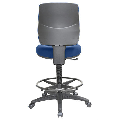 Buro Roma Drafting Chair 1 Lever Mid Back Navy