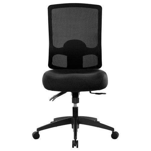 Buro Tidal Mesh High Back Chair Without Arms Black