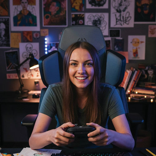 Buro x PowerA Raider Gaming Chair Black Grey