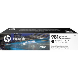 HP 981X High Yield Original PageWide Cartridge Black 11000 Pages