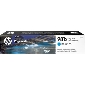 HP 981X High Yield Original PageWide Cartridge Cyan 10000 Pages