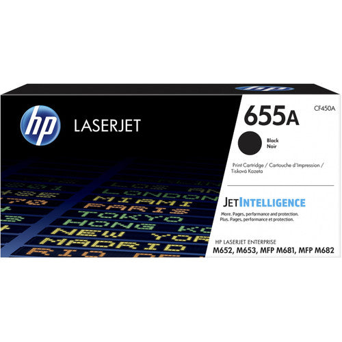 HP 655A Original LaserJet Toner Cartridge Black 12500 Pages