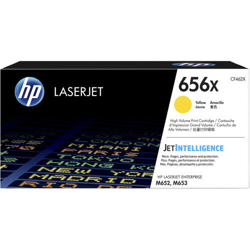 HP 656X High Yield Original LaserJet Toner Cartridge Yellow 22000 Pages