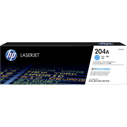 HP 204A Original LaserJet Toner Cartridge Cyan 900 Pages