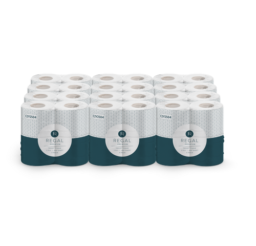 Regal Premium 2 Ply Toilet Tissue 250 Sheets 4 Pack of 12