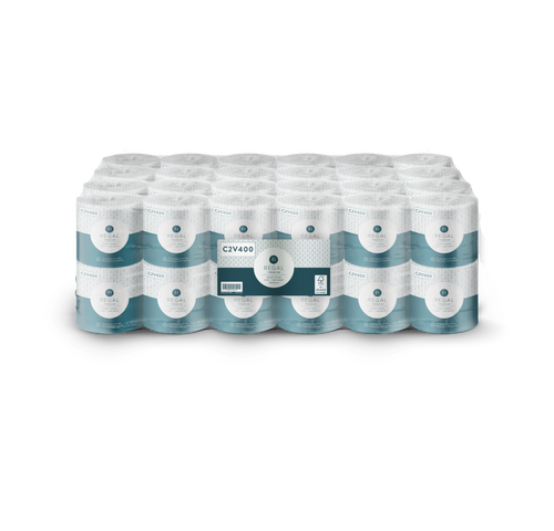 Regal Premium 2 Ply Toilet Tissue 400 Sheets Pack of 48
