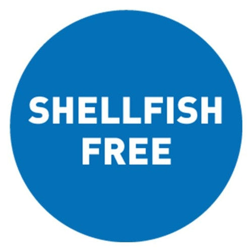 Avery Food Safety 'Shellfish Free' Allergy Label 24mm 1000 Roll