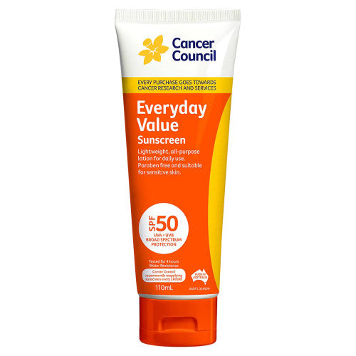 Cancer Council SPF50 Everyday Value Sunscreen Tube 250ml Pack of 24