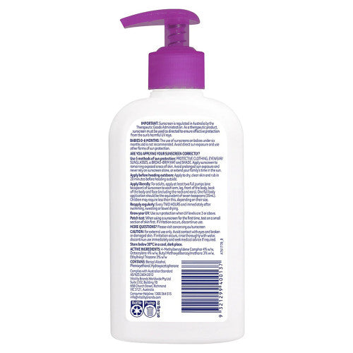 Cancer Council SPF50+ Kids Sunscreen Pump 200ml Pack of 24