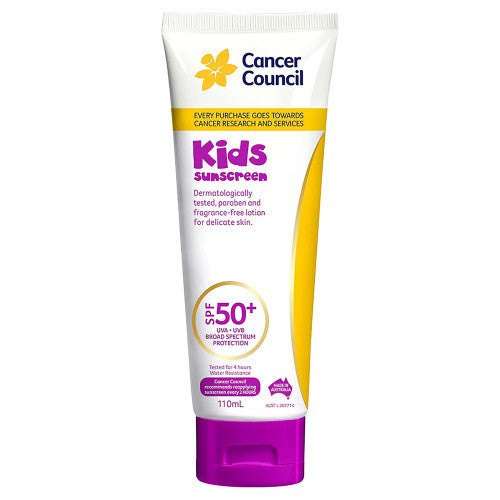 Cancer Council SPF50+ Kids Sunscreen Tube 110ml Pack of 24