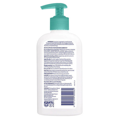 Cancer Council SPF50+ Moisturising Sunscreen Pump 200ml Pack of 24