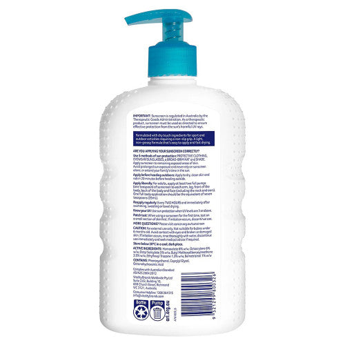 Cancer Council SPF50+ Sport Sunscreen Pump 500ml Pack of 12