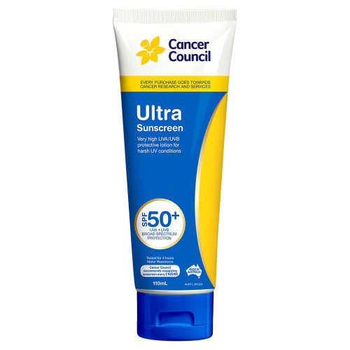 Cancer Council SPF50+ Ultra Sunscreen Tube 110ml Pack of 24