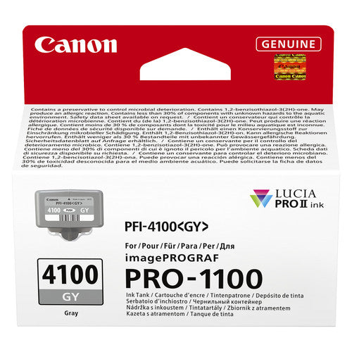 Canon PFI-4100 Ink Cartridge 80ml Grey
