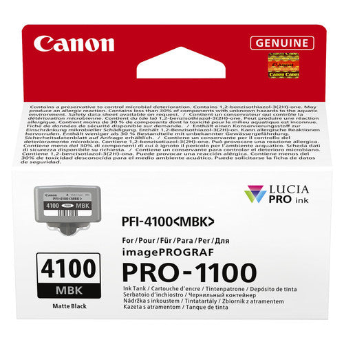 Canon PFI-4100 Ink Cartridge 80ml Matte Black