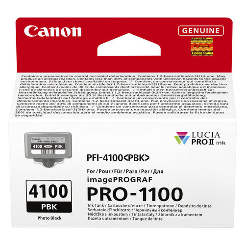 Canon PFI-4100 Ink Cartridge 80ml Photo Black