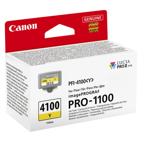 Canon PFI-4100 Ink Cartridge 80ml Yellow