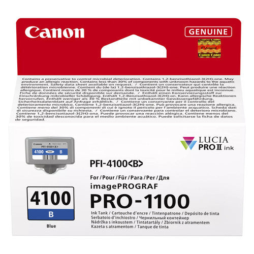 Canon PFI-4100 Ink Cartridge 80ml Blue