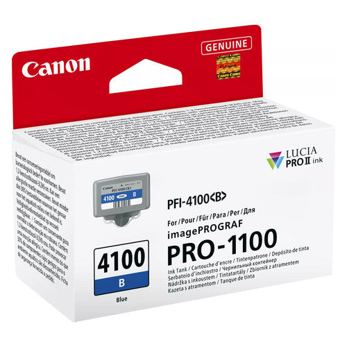 Canon PFI-4100 Ink Cartridge 80ml Blue