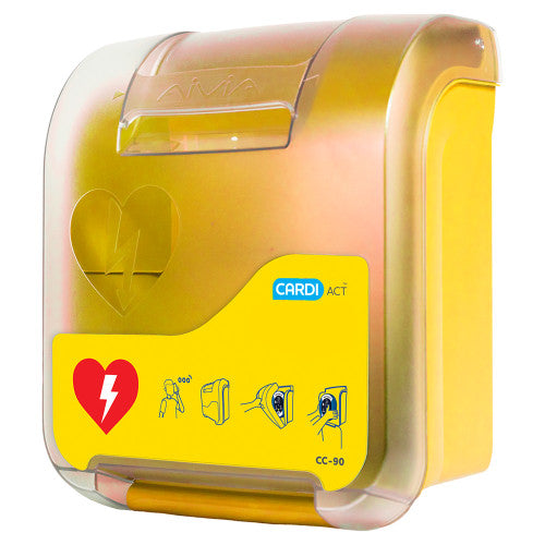 CardiAct Alarmed AED Cabinet Yellow