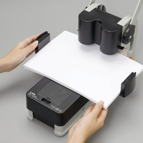 Carl HD530N 2 Hole Punch 300 Sheet Silver Black