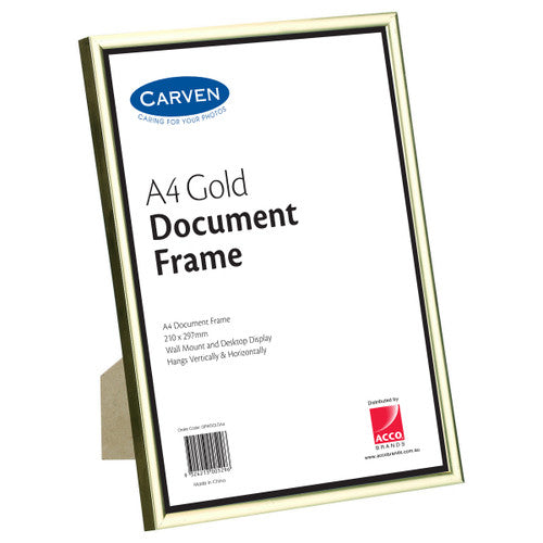 Carven Document Frame Gold A4