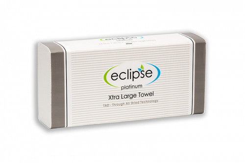 Eclipse 8000 Platinum TAD Extra Large Hand Towel 120 Sheets Pack of 20